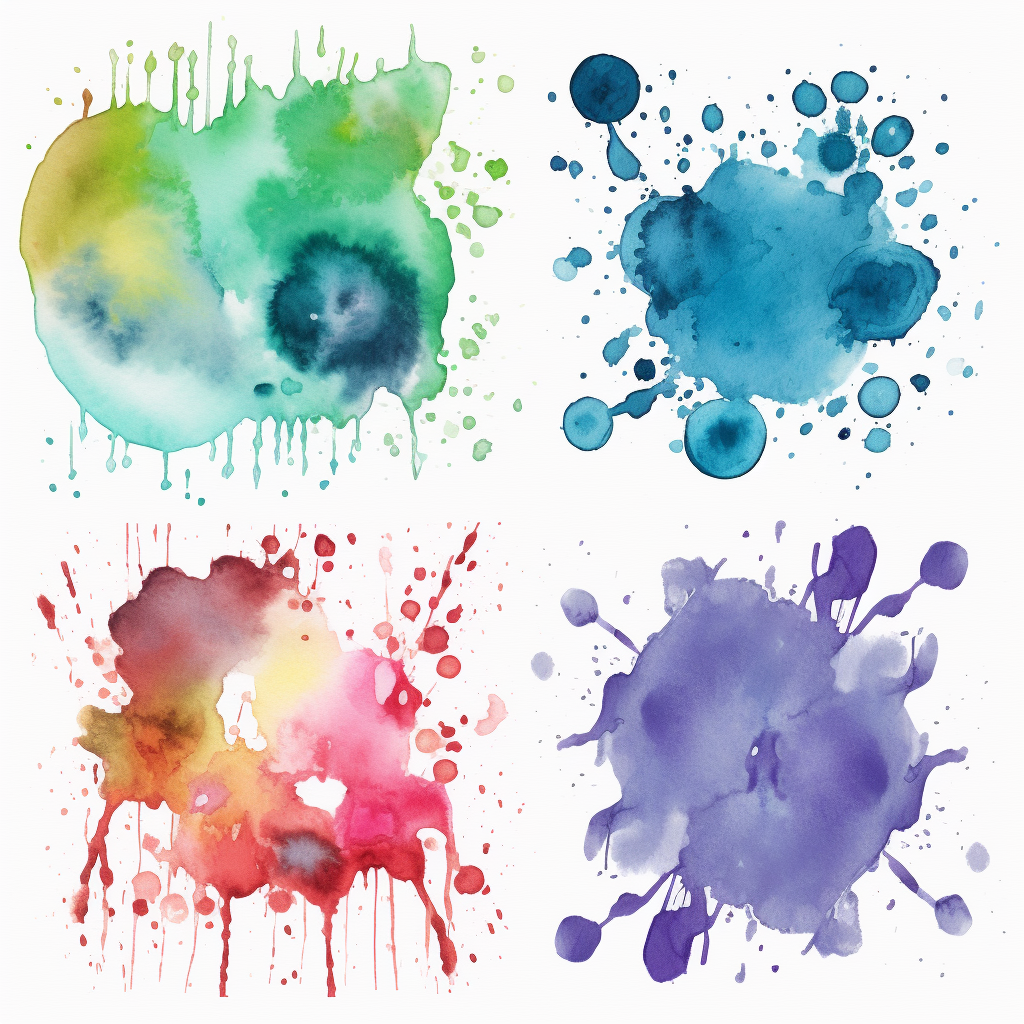 ink splatter cliparts