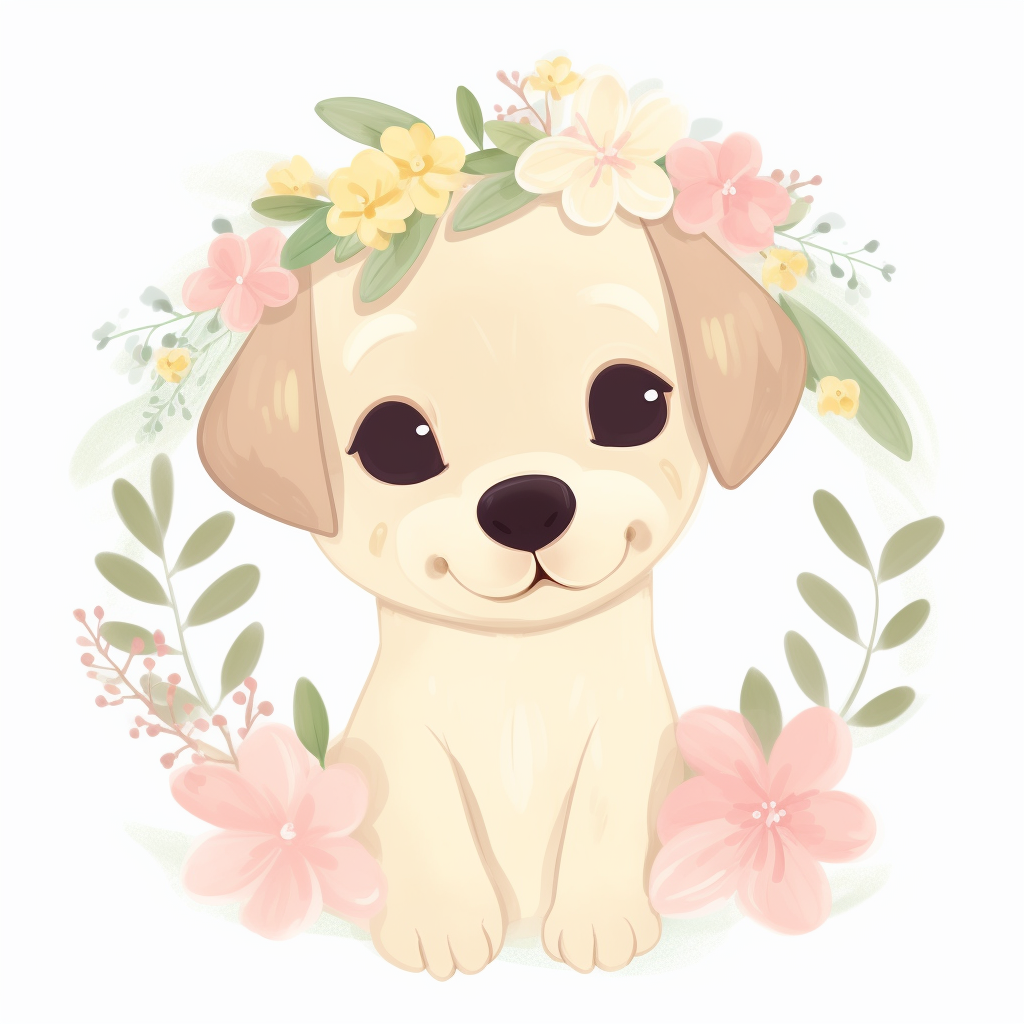 labrador head cliparts