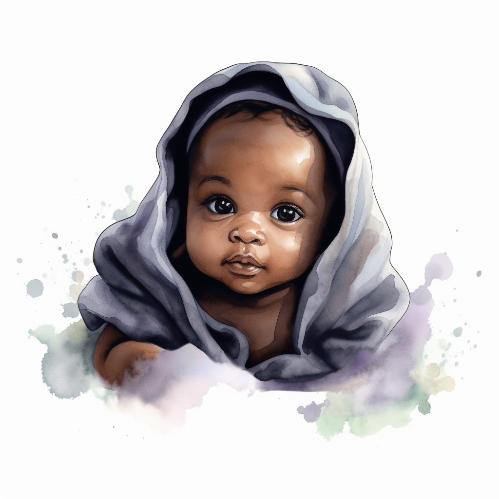 black babies cliparts