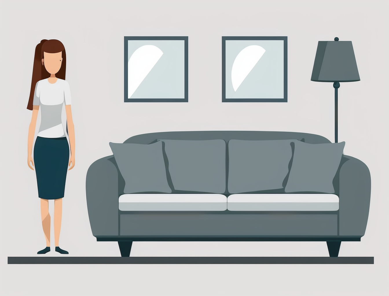 grey wall cliparts