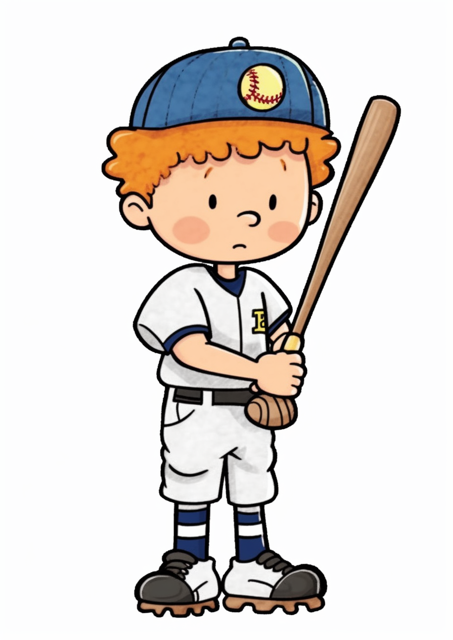 cartoon baseball clipart
