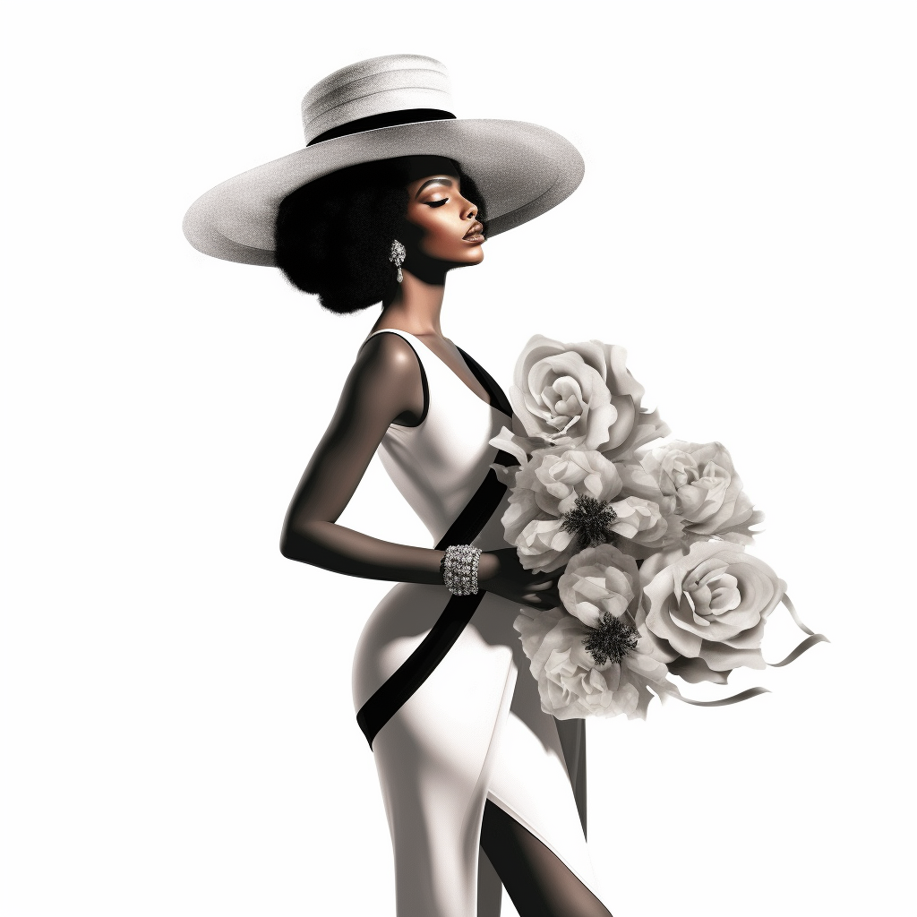 black woman cliparts