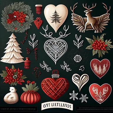 Holiday Clipart Bundle - This bundle could include a collection of clipart designs for various holidays throughout the year such as Valentine's Day, Halloween, and Christmas. The designs could include illustrations of traditional holiday symbols such as hearts, ghosts, and snowflakes, as well as modern designs for those who want a more contemporary look.