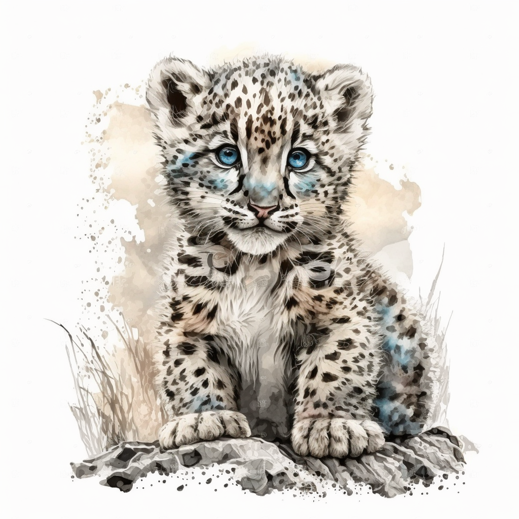 leopard print clipart