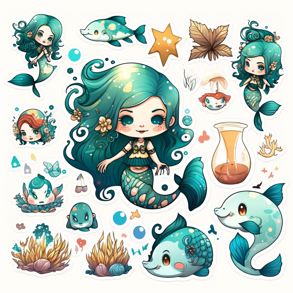 mermaid cliparts