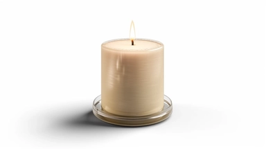 Candle cutout isolated on white background with clipping path, photo-realistic, ultra sharp, simplicity, higher coherence, minimalism, ultra detailed, hyper realistic details, beautiful, modern, OC rendered, 32k uhd , insane details, intricate details, Photoshoot, Depth of Field, captured with Phase One XF IQ4 camera , 200 Mega Pixel lens,