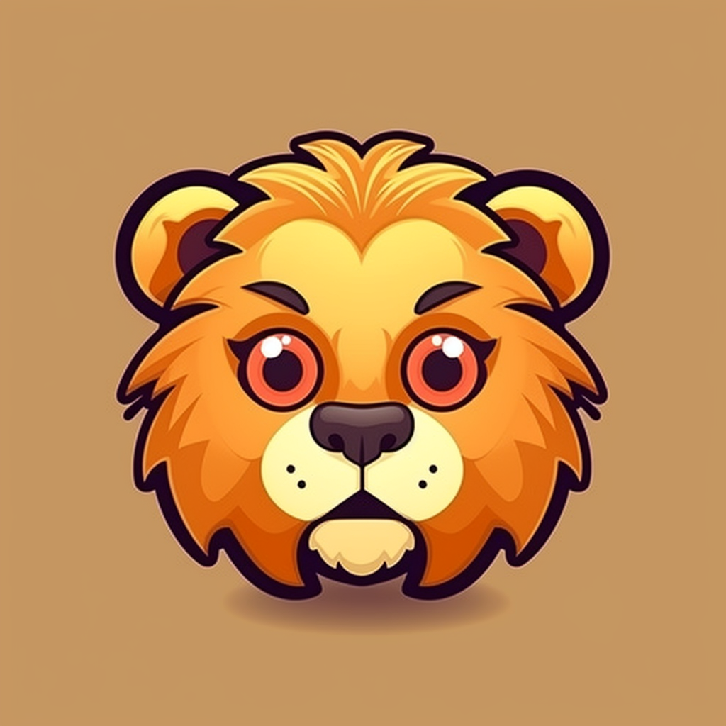 lion mascot clipart