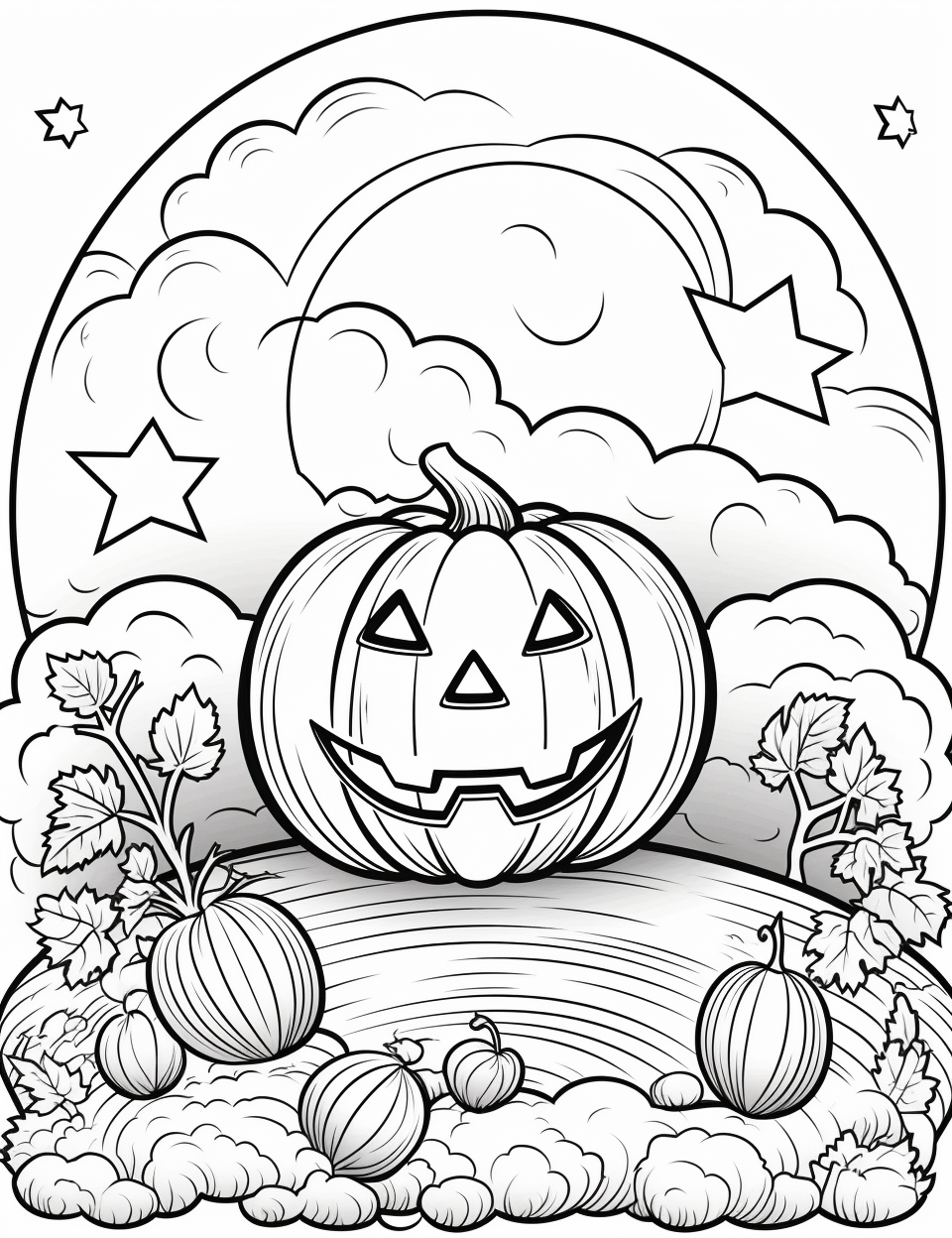halloween moon clipart