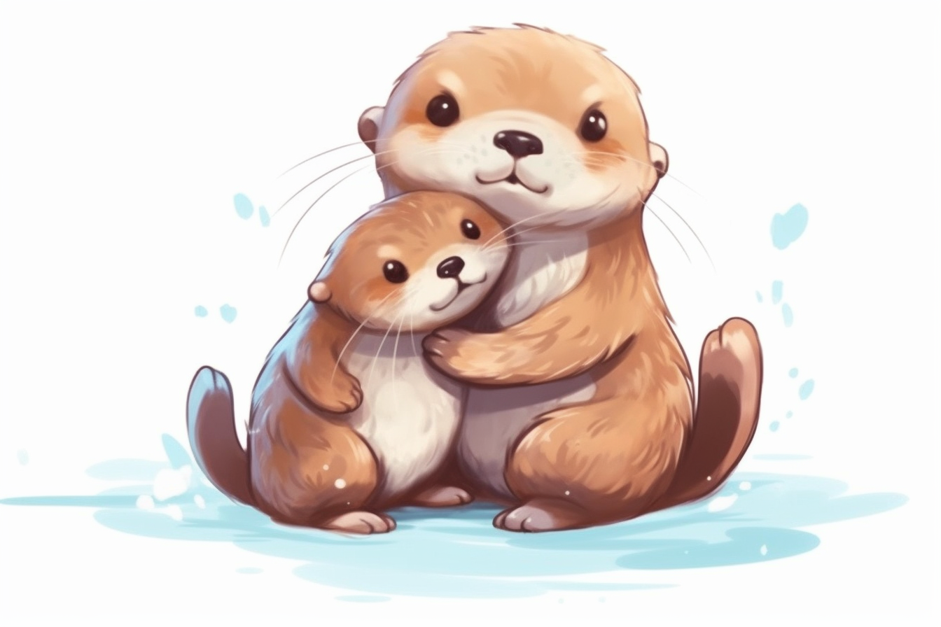 Cute Otter Cartoon GIFs | Tenor