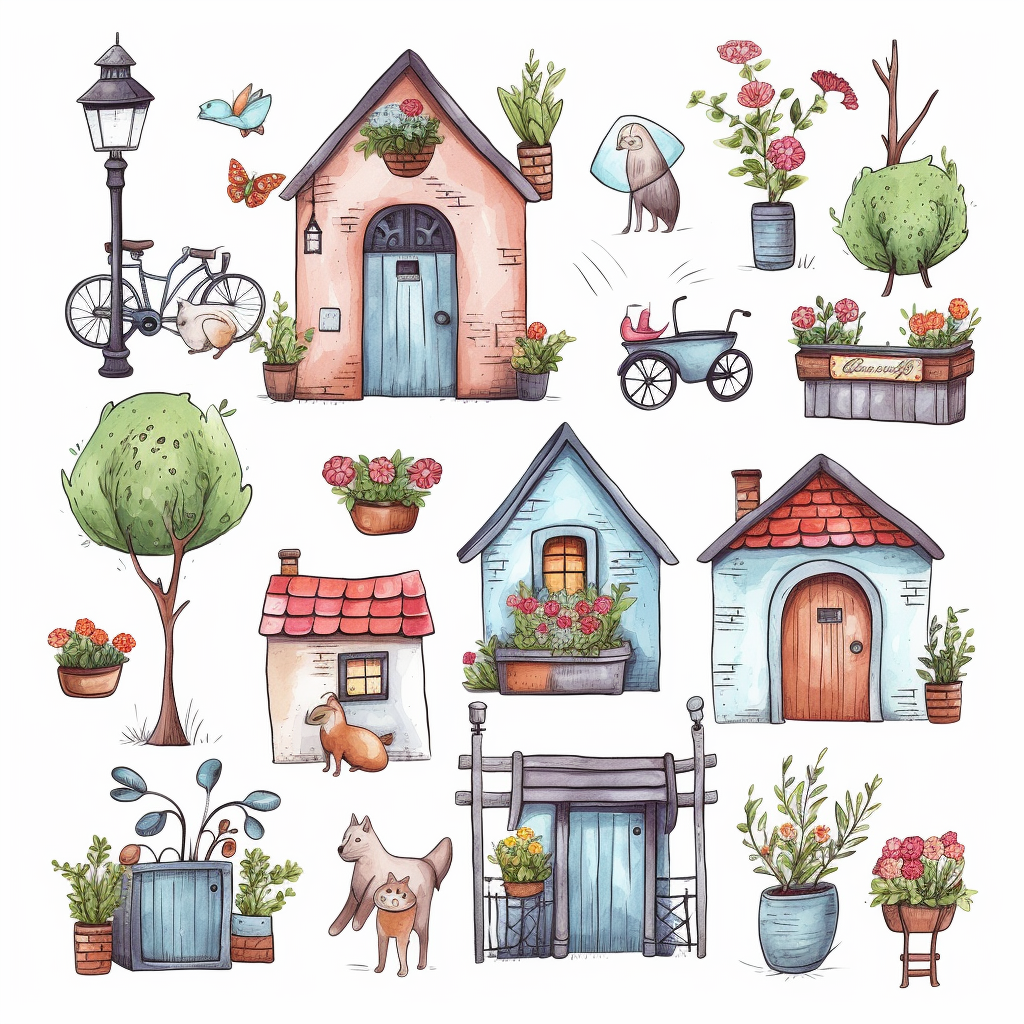 cute lamp cliparts