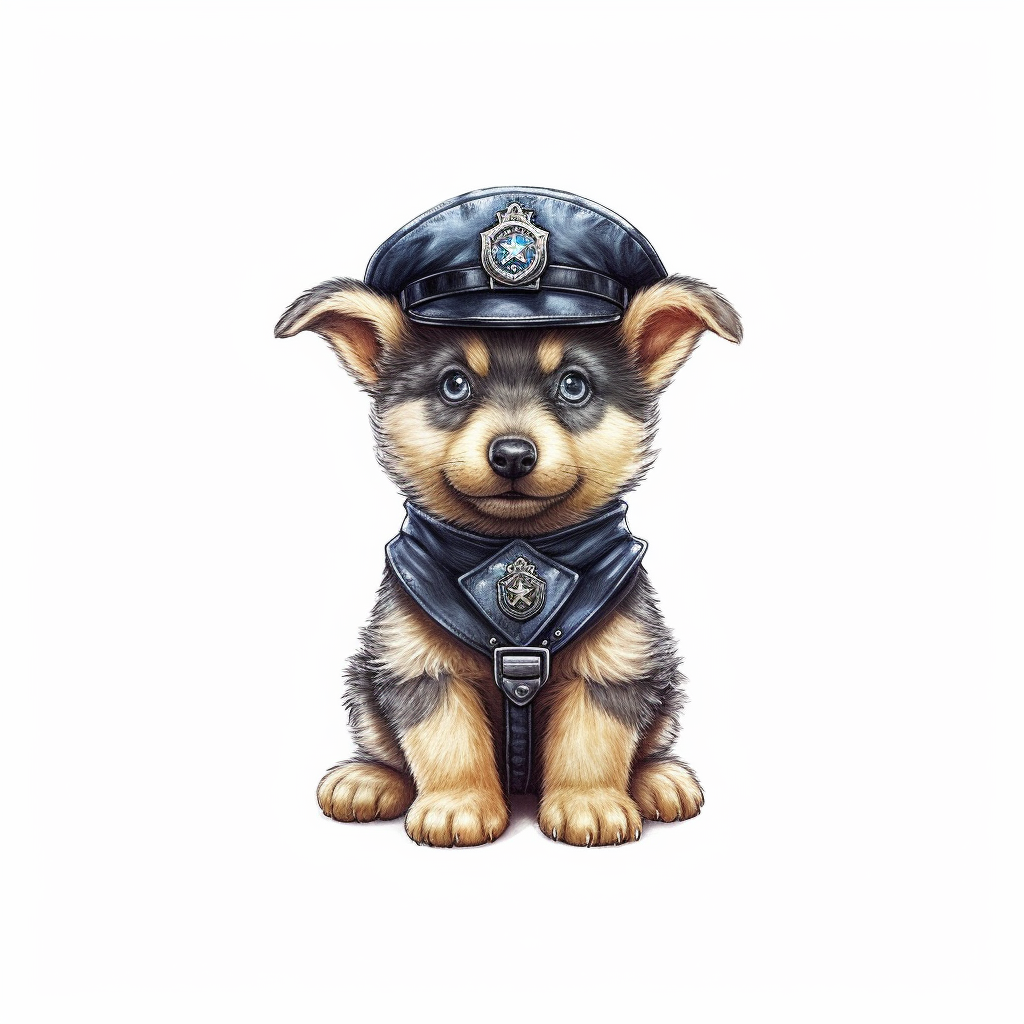 cute police cliparts