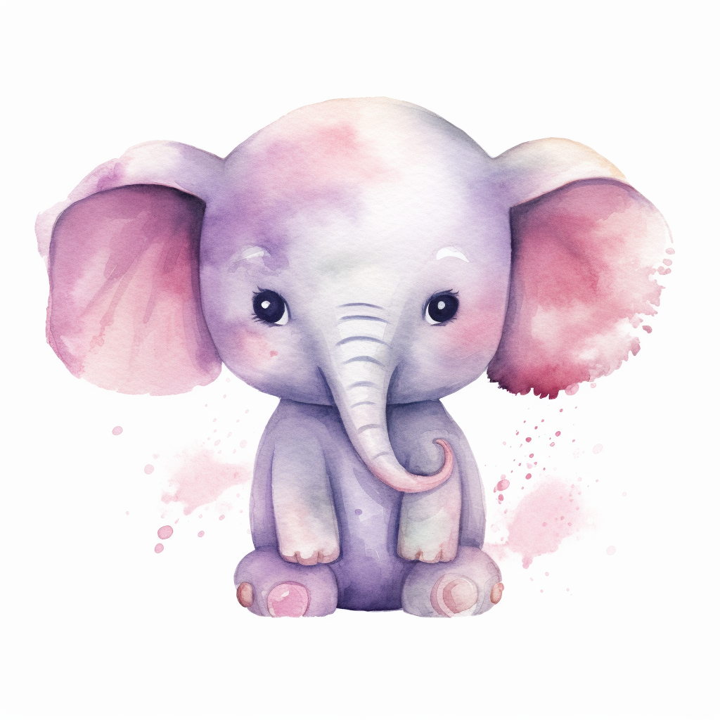 animated elephant clipart