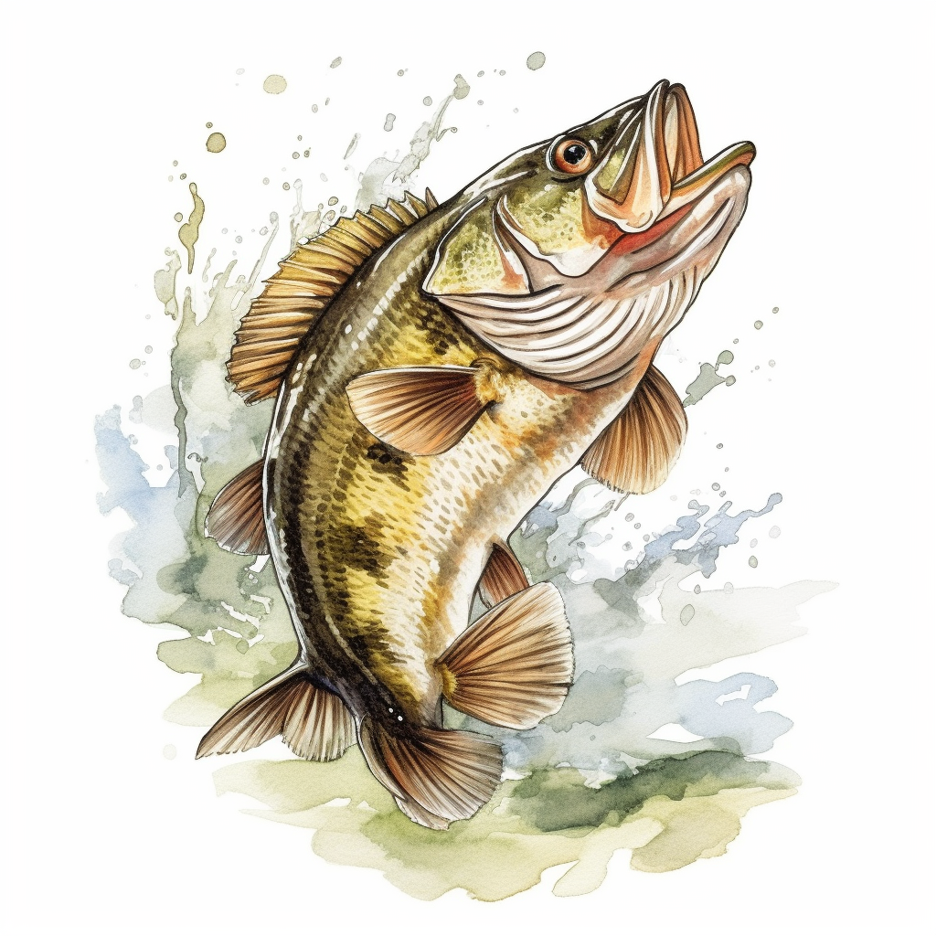 bass jumping cliparts