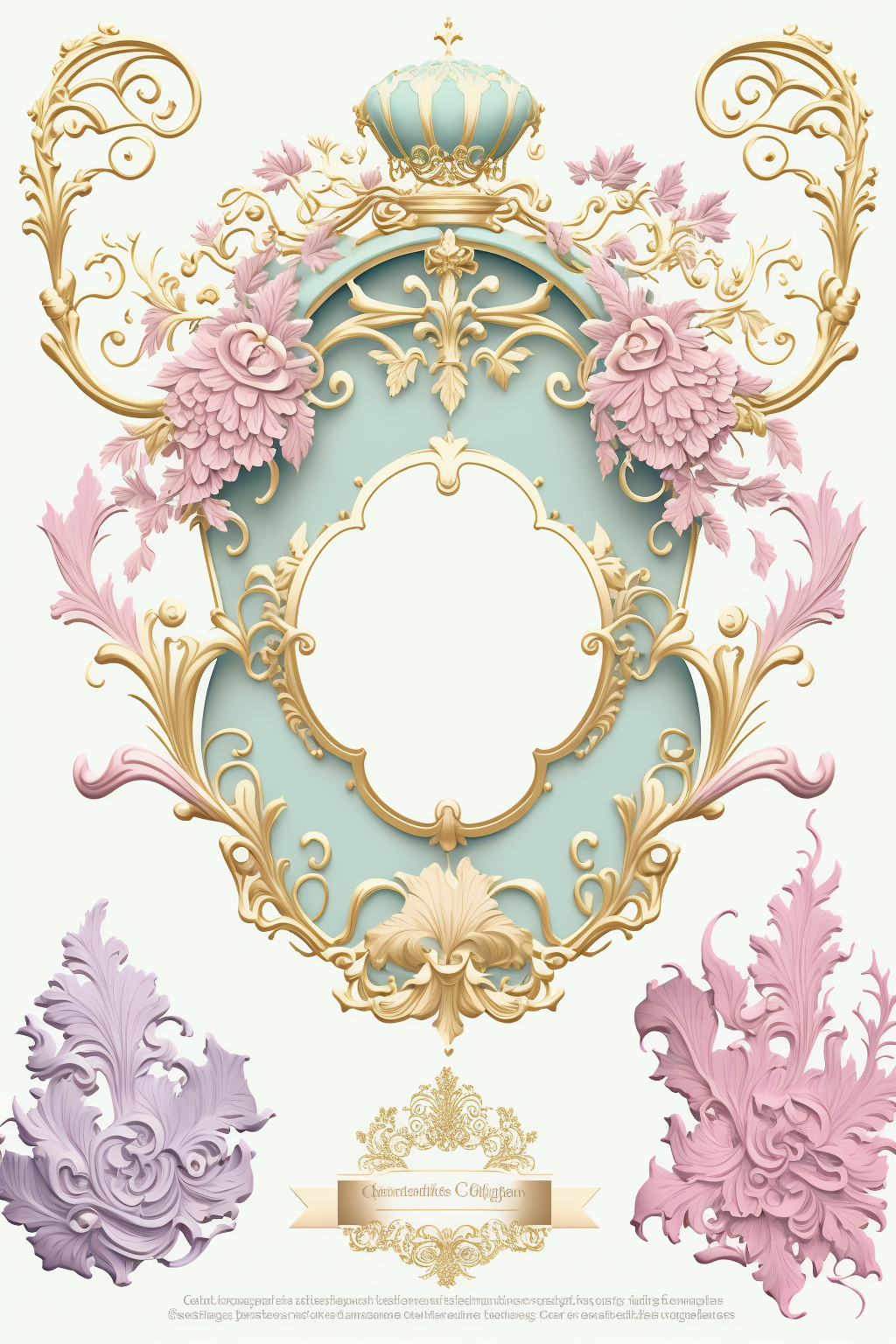 baroque frame cliparts