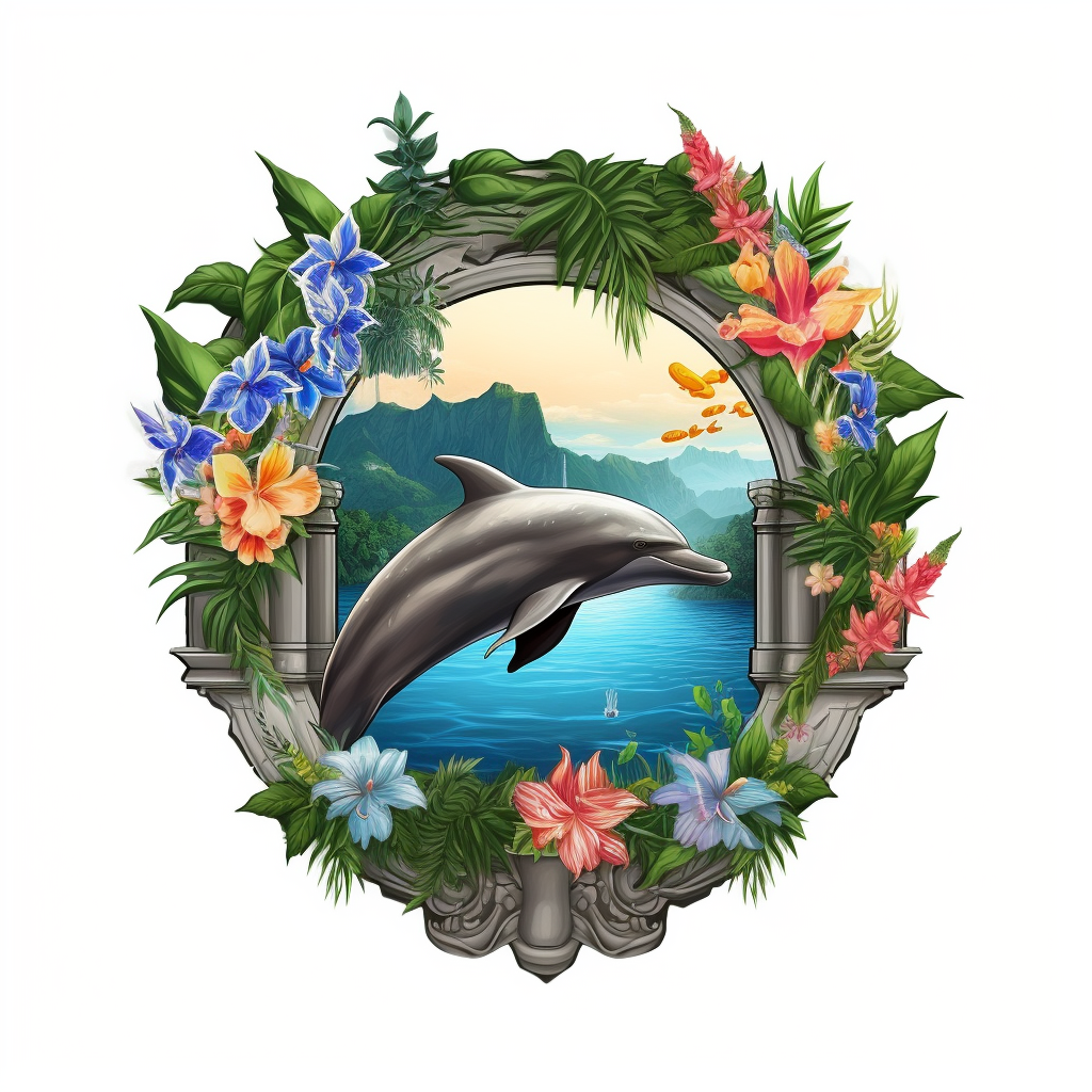 dolphin cliparts vector