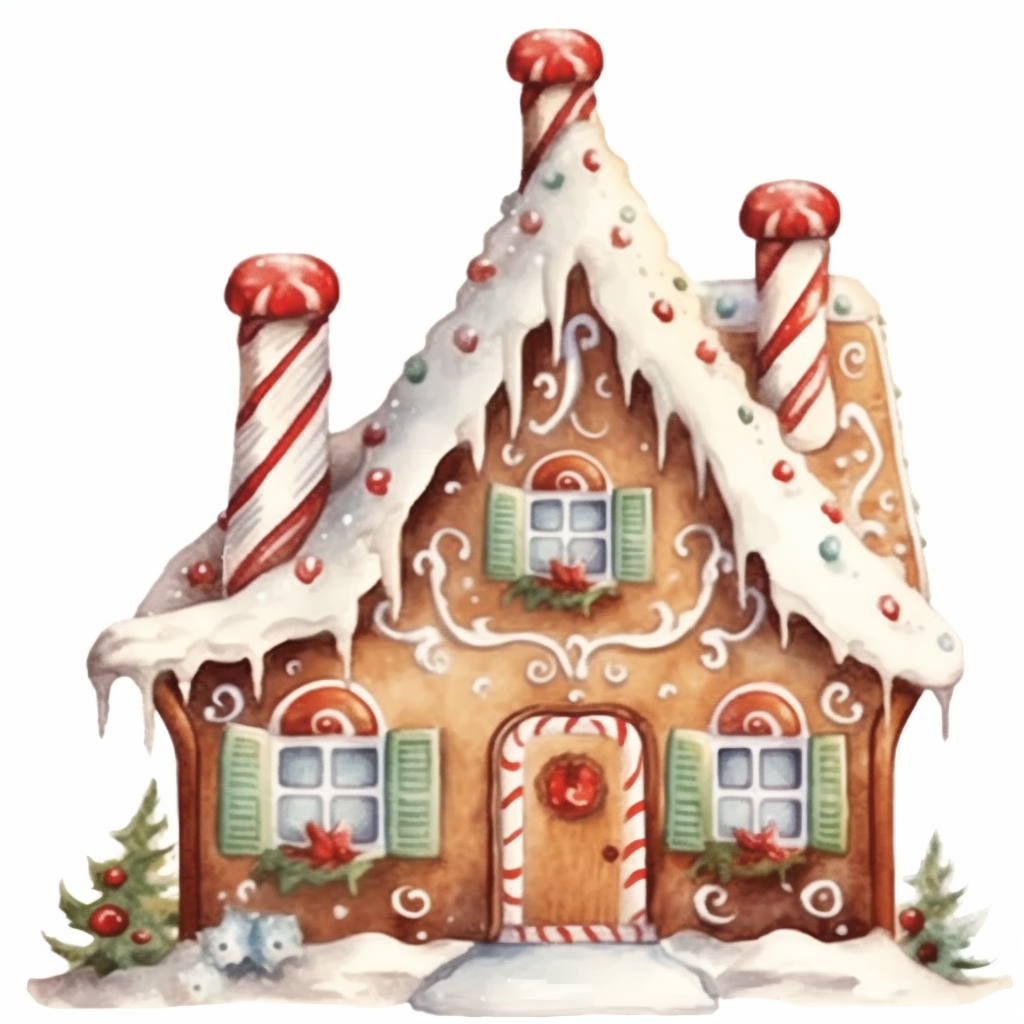 gingerbread house cliparts