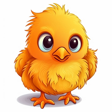 Clipart cartoon baby bird