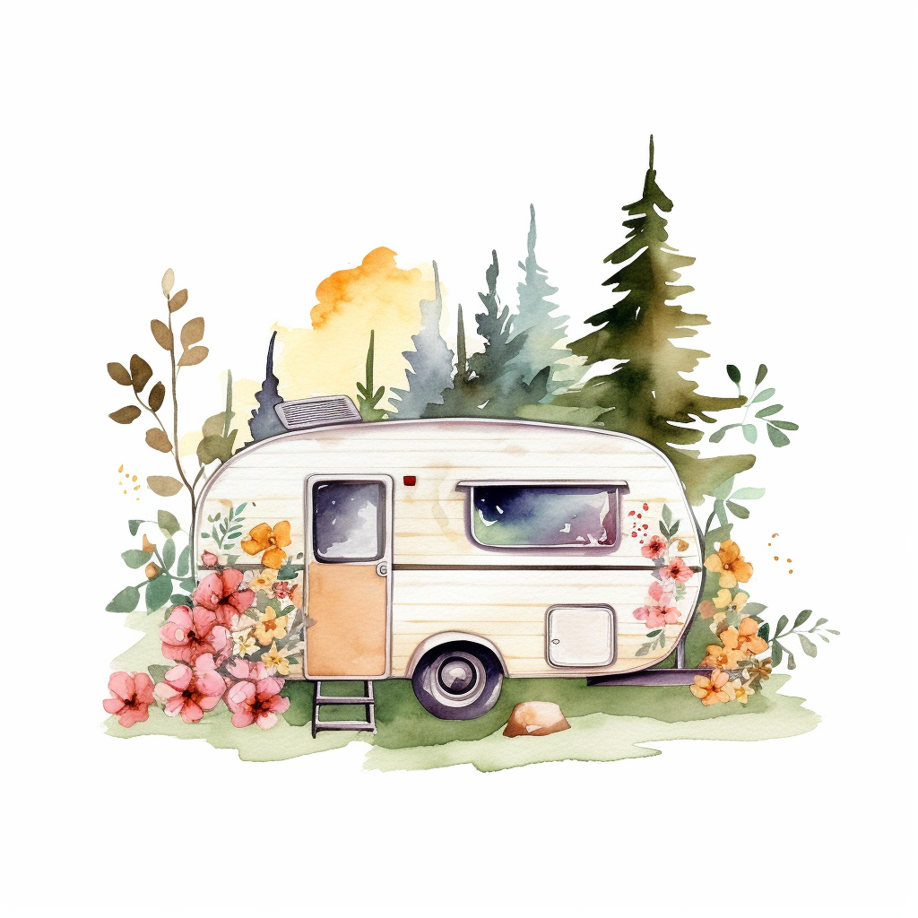 cute camp cliparts
