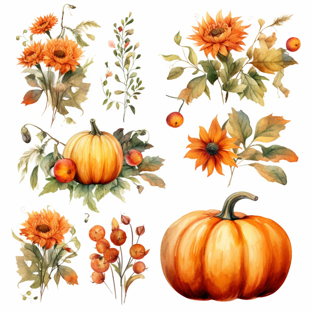 autumn cliparts backgrounds