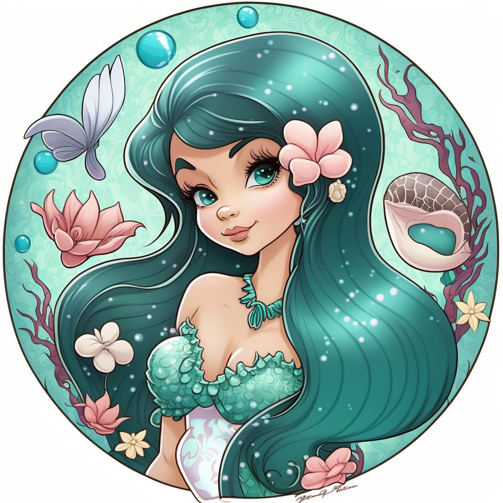 free mermaid clipart