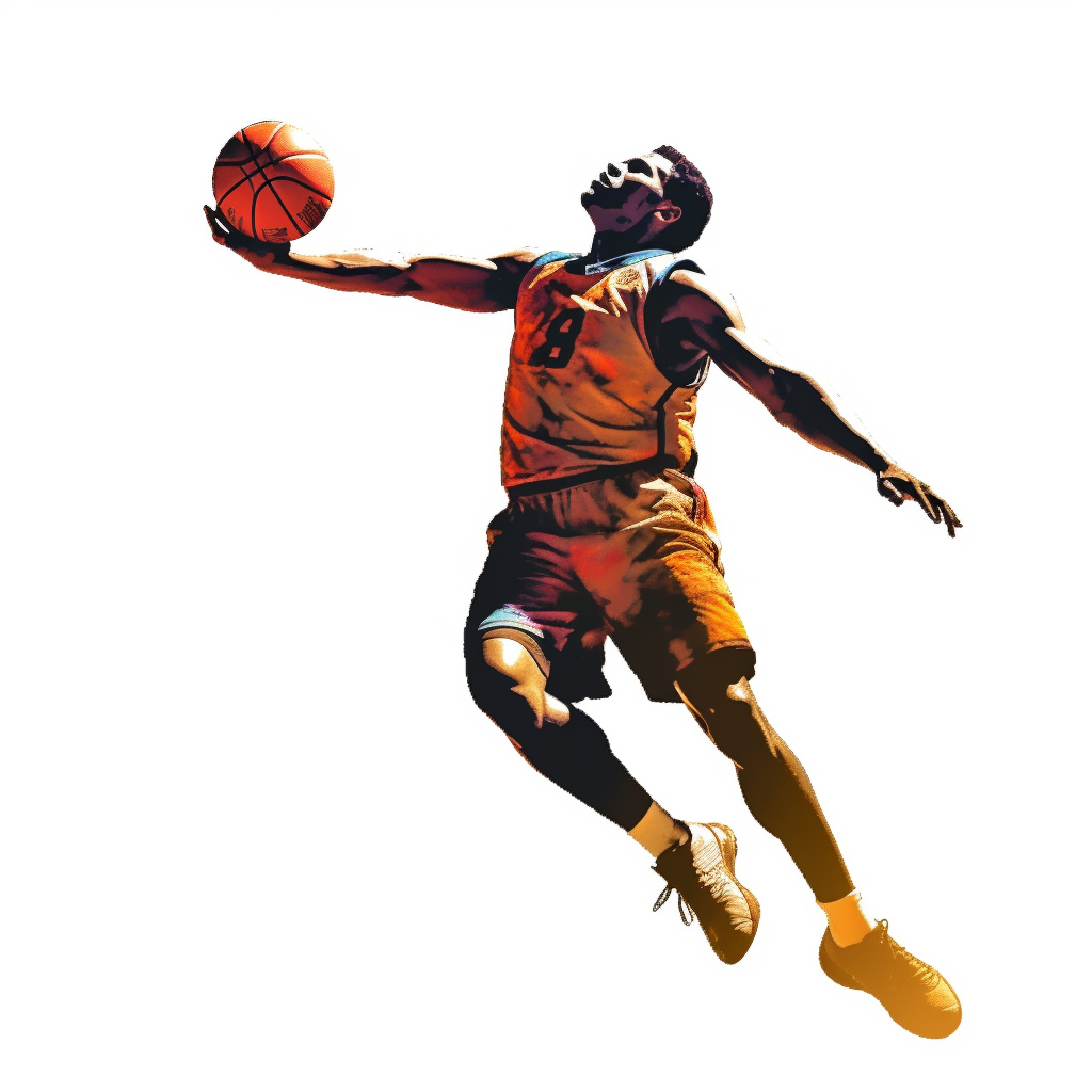 basketball player clipart