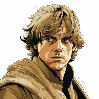 luke skywalker clipart