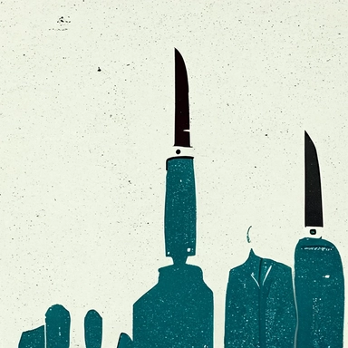 a set of postmodern black line clipart inspired by Reservoir Dogs and Pulp Fiction