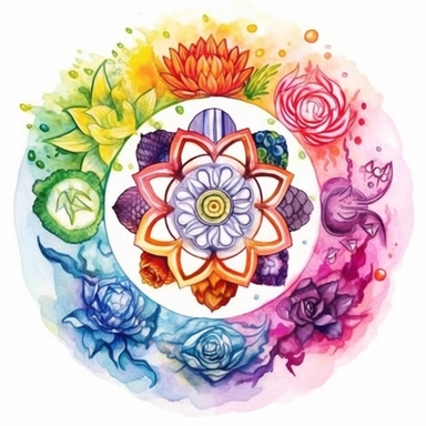 watercolour clipart holistic healing