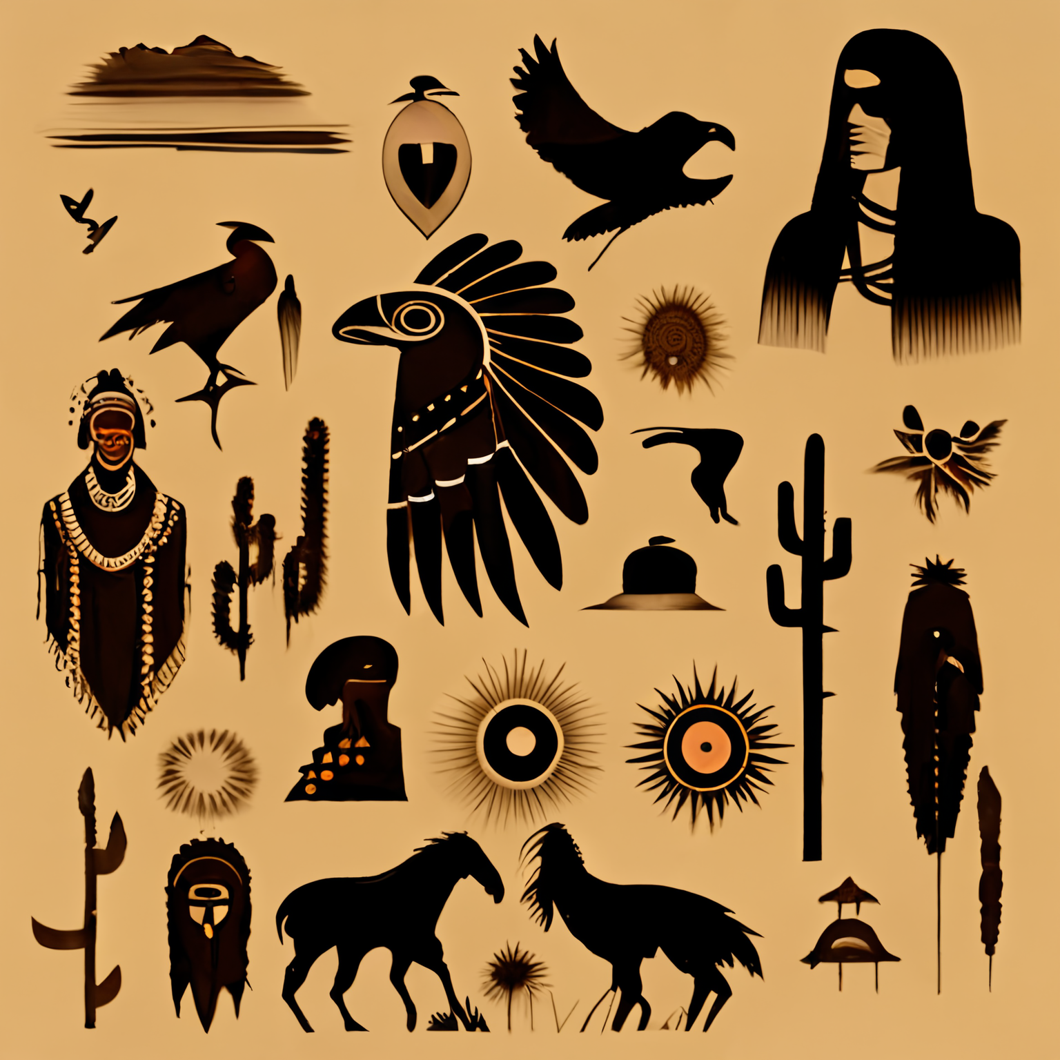 american symbols cliparts