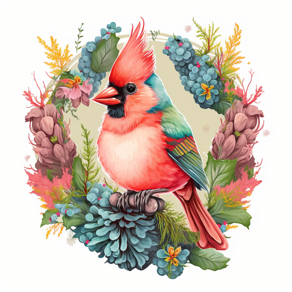 cute cardinal cliparts