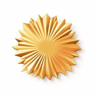 gold starburst. Gold blank promotional sticker. Sunburst badges, label, sale tag. Design elements. vector illustration on a white background clip art