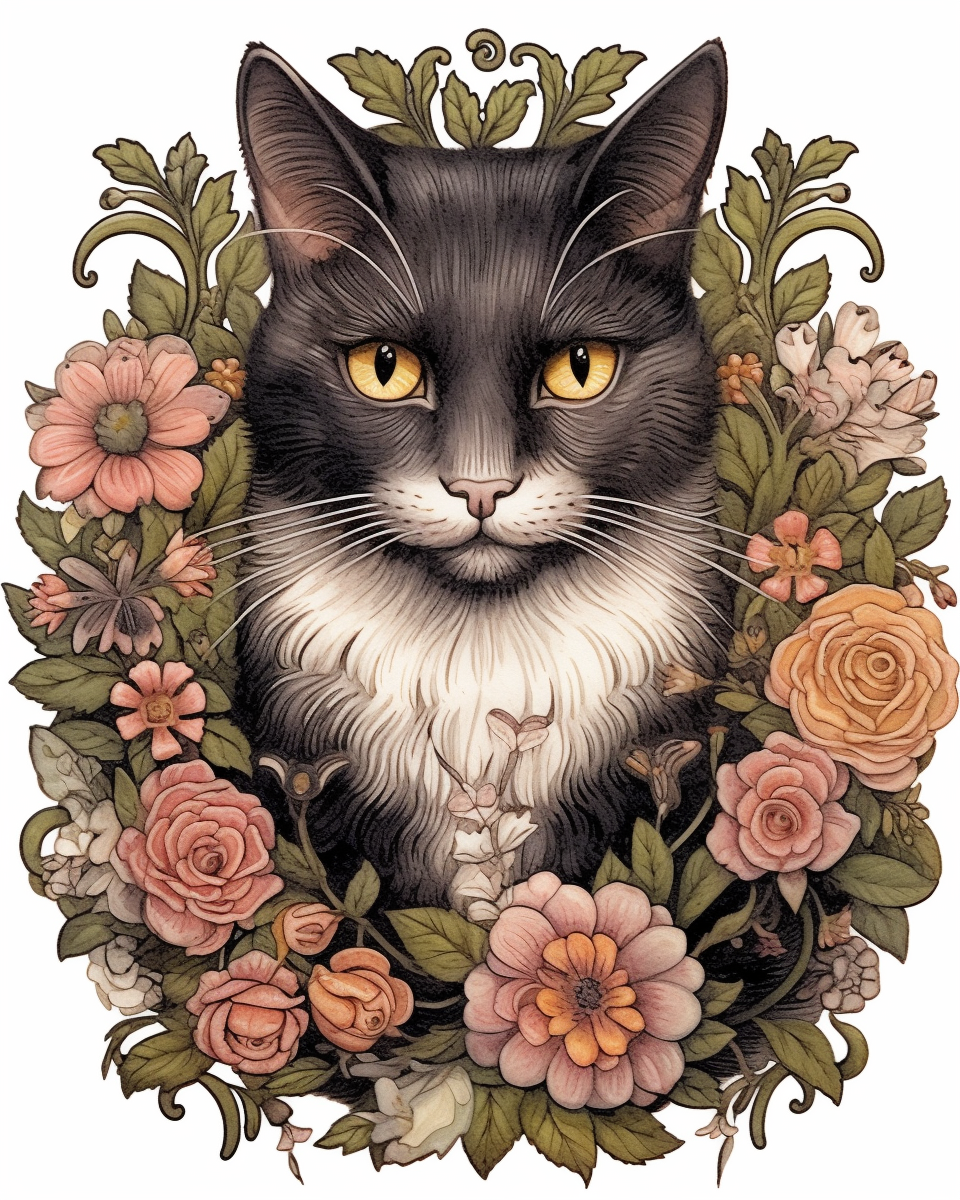black cat clip art