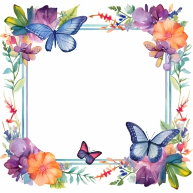 free printable frame clipart png on line printable frame clipart free, in the style of stephanie pui-mun law, made of insects, sopheap pich, jean jullien, pastel, flower power, khmer art