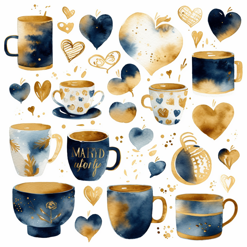 navy heart cliparts
