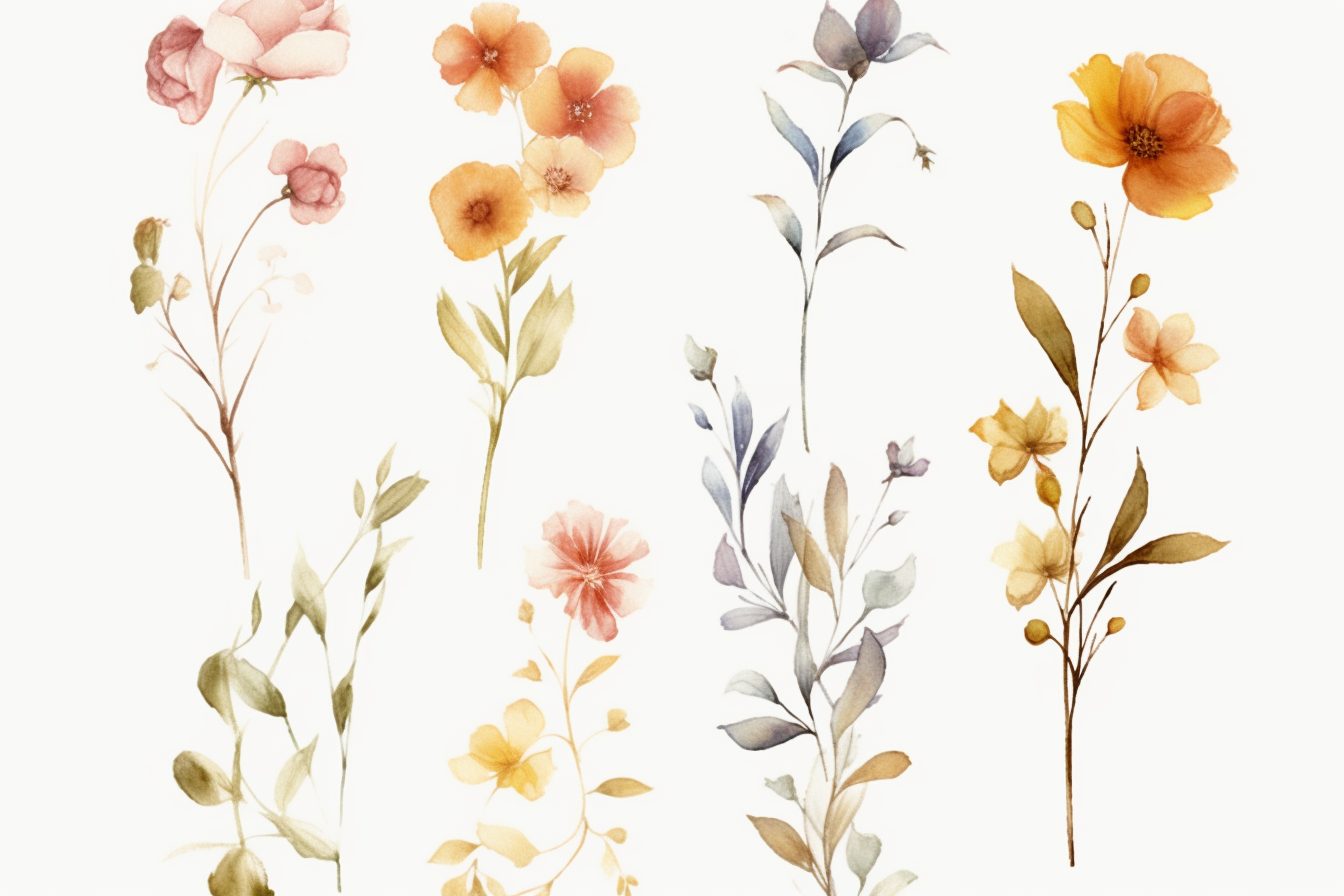 maroon flower cliparts
