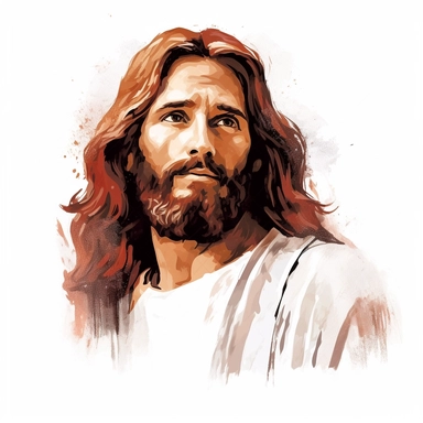 Jesus Christ clipart white background