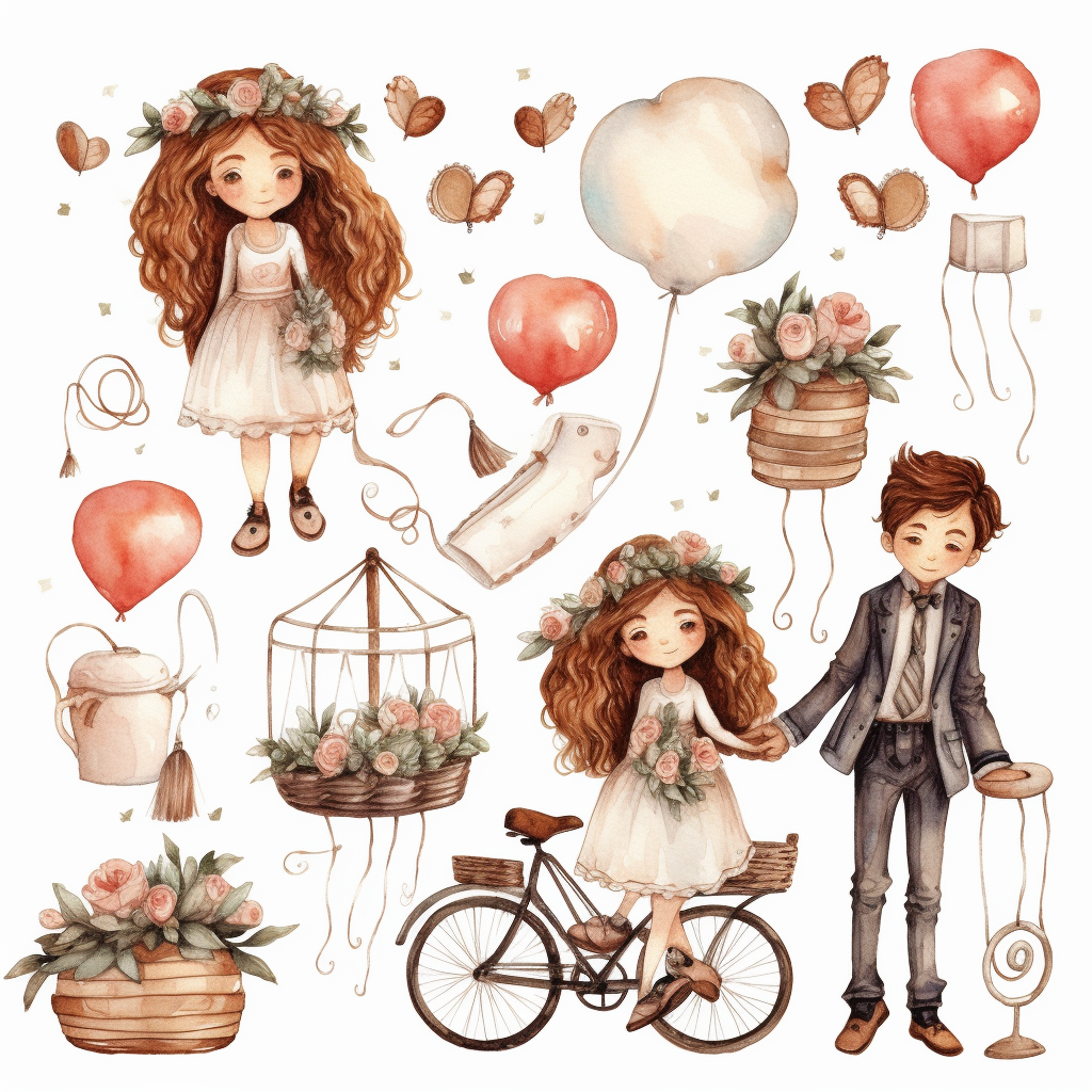 heart ribbon cliparts