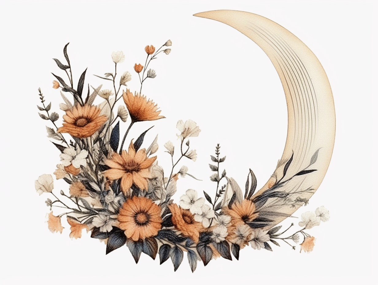 crescent shape cliparts