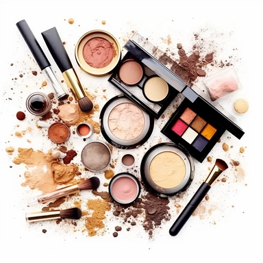 watercolor top view from clipart collection makeup neutral colors no background high resolution watercolor