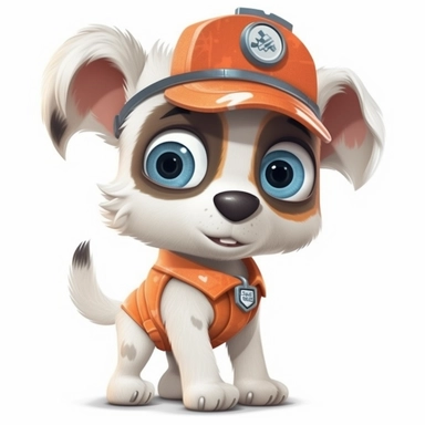 sticker clipart cartoon of a cute puppy doctor, dressed properly with gear,3D, disney pixar style, puppy eyes, looking at athe camera, white background ,high definition, high resulotion, highly detailed