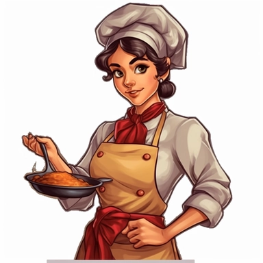 female chef cartoon the game, the chef png clipart, in the style of erich heckel, manjit bawa, opacity and translucency, john tenniel, animated gifs, caricature faces