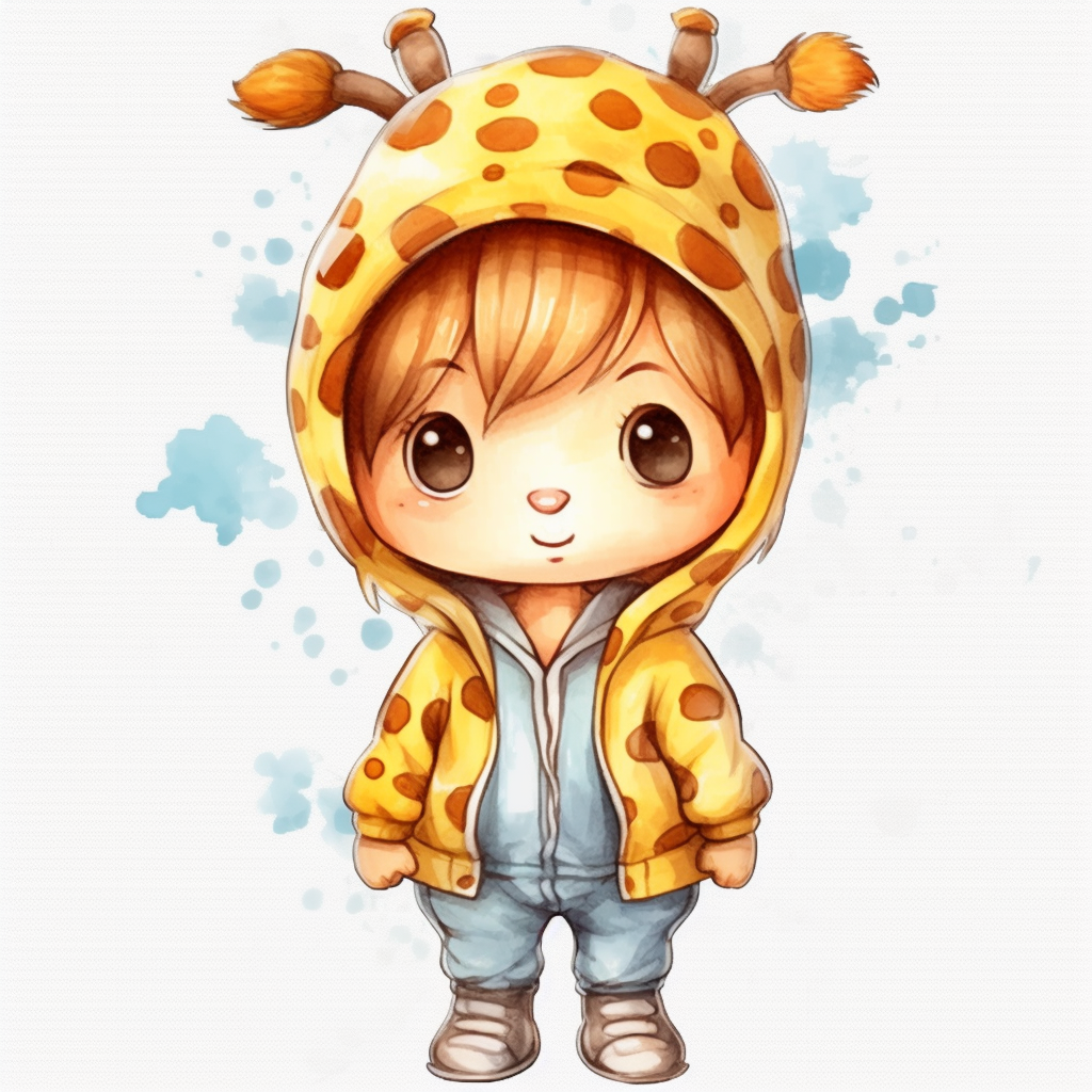 giraffe background cliparts