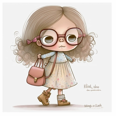 <https://s.mj.run/CeSbNppbpPY> a drawing of a girl with sunglasses and a purse, colourful, full image, white background, Clipart style, sweet, cute, happy, smiling, decora inspired illustrations,inspired by nicoletta ceccoli, little bo peep, my dress up darling anime, illustrated in whimsical style, mark ryden in the style of, inspired by Arabella Rankin, cute cartoon style, chibi girl,