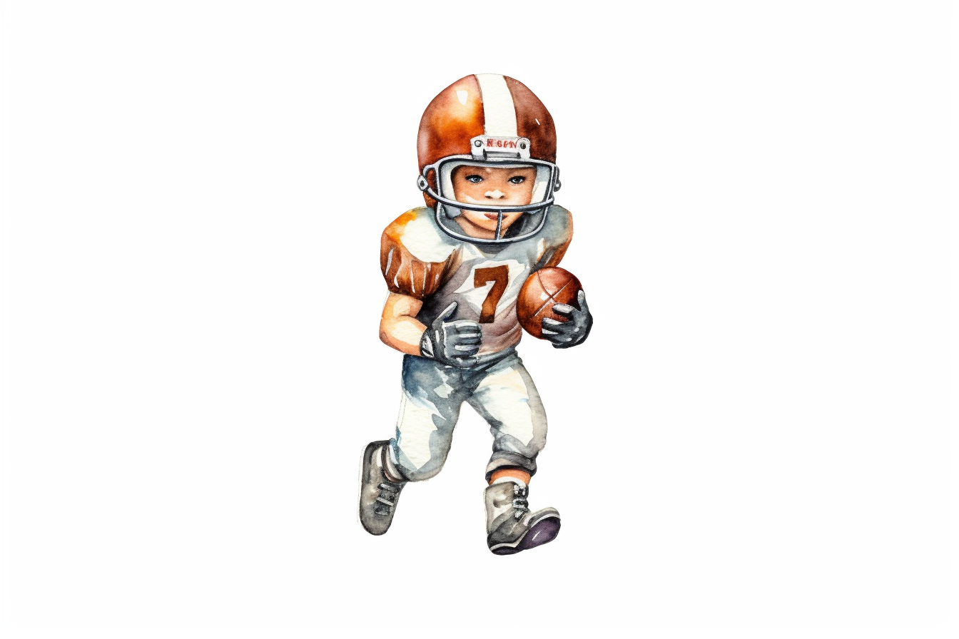 football player clipart