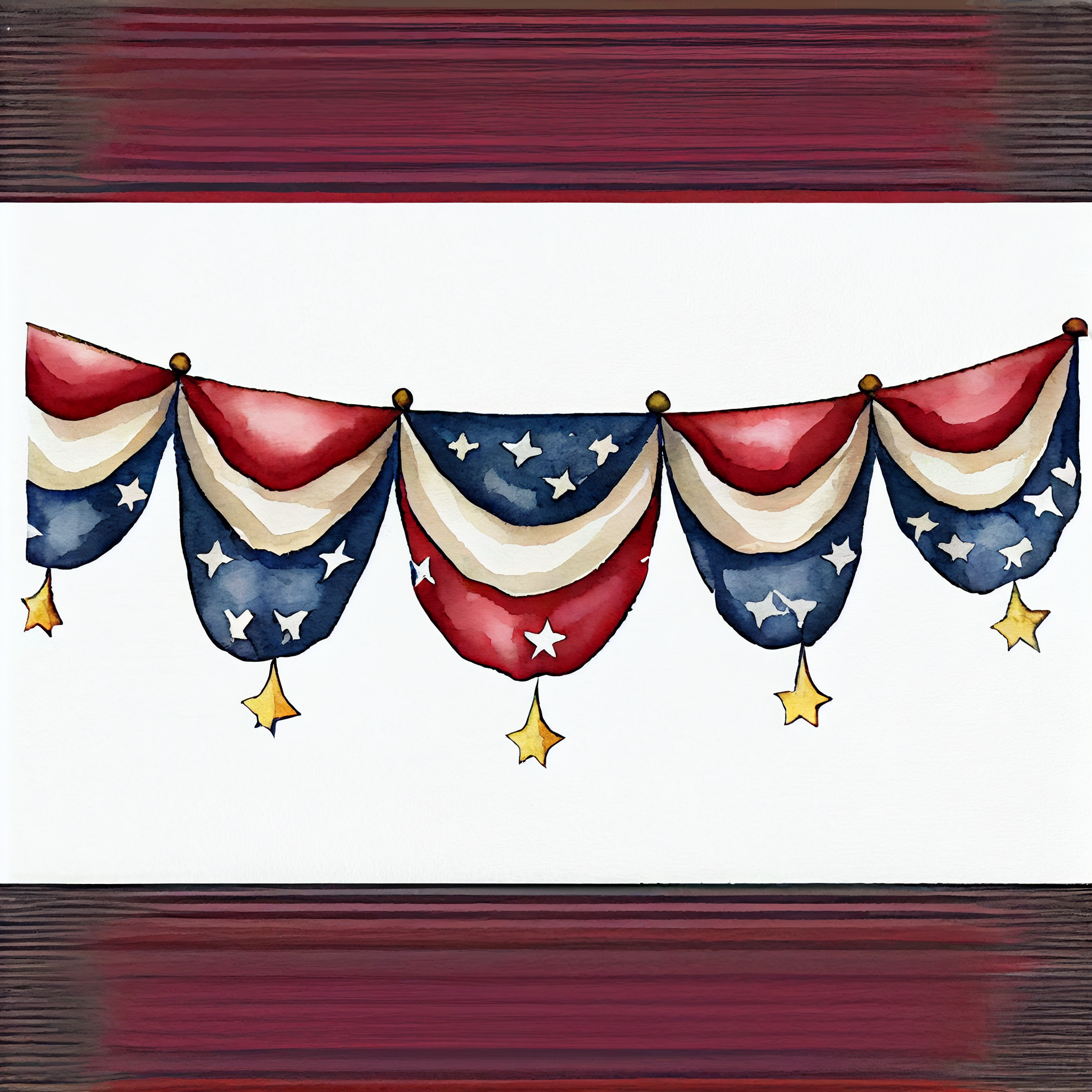 bunting flag cliparts