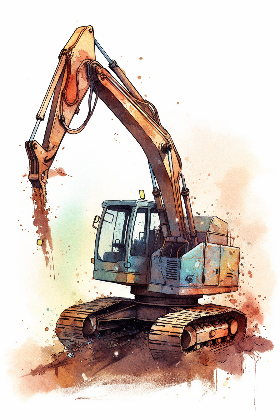 excavator cliparts