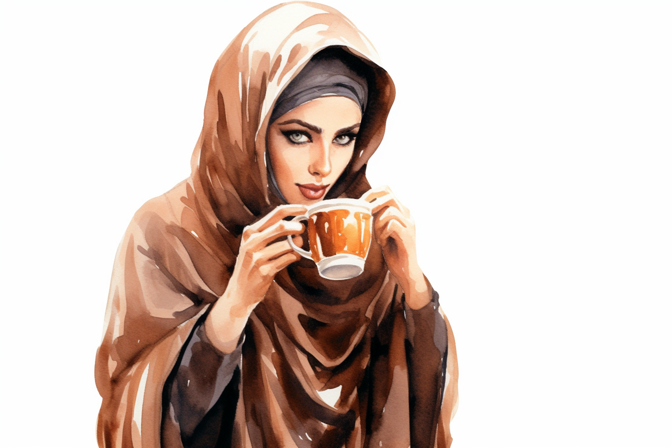 drinking coffee cliparts