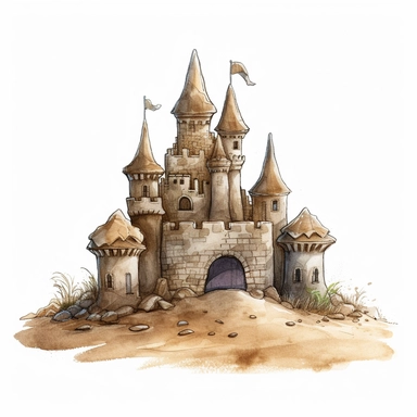 Sweet Heart Castle Drawing by Scarlett Royale - Pixels
