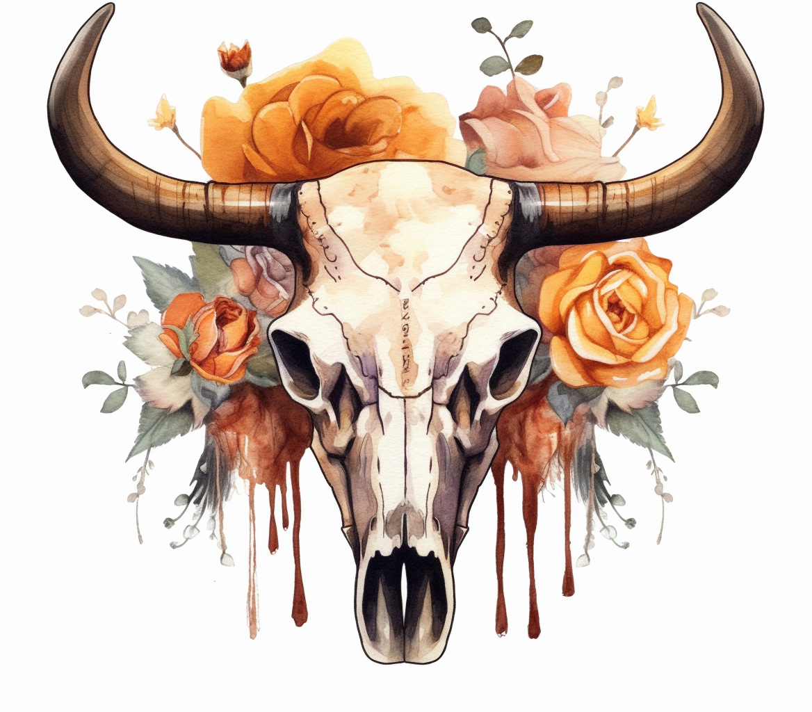 cartoon skull cliparts