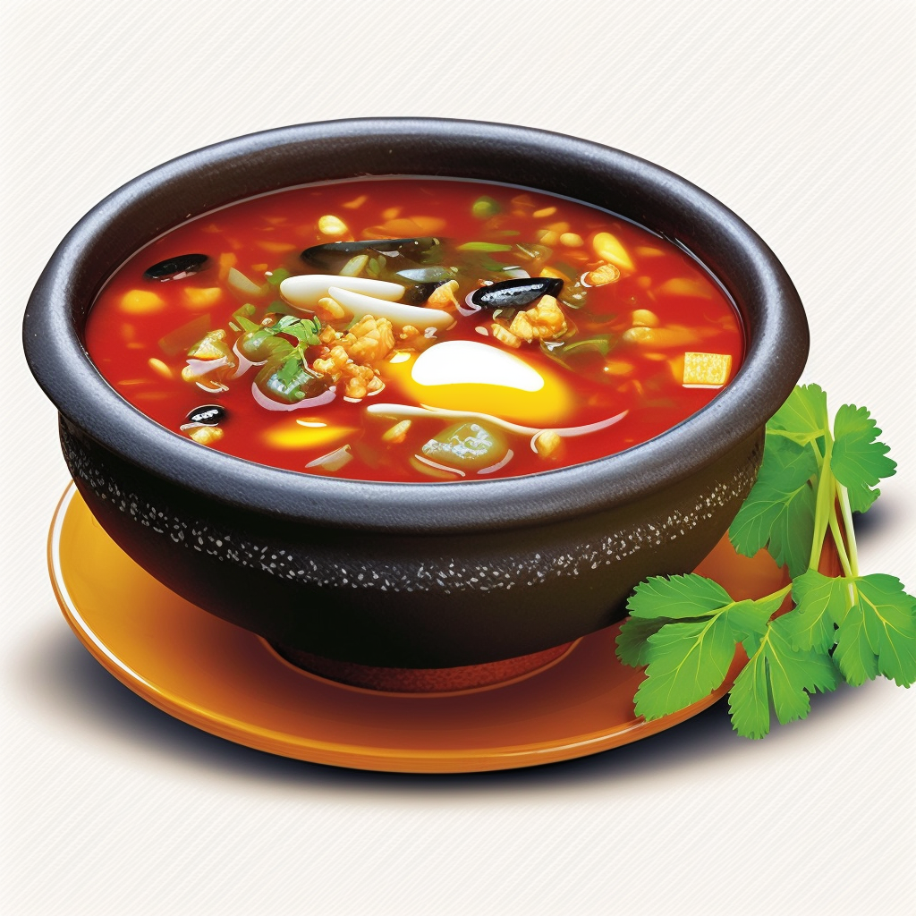 bowl of soup clipart